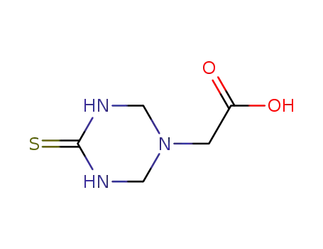 Molecular Structure of 89417-94-7 ((4-THIOXO-[1,3,5]TRIAZINAN-1-YL)-ACETIC ACID)