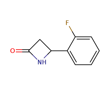 4-(2-FLUOROPHENYL)-2-AZETIDINONE