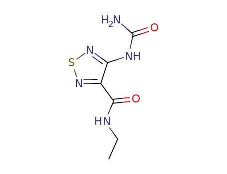 4-(carbamoylamino)-N-ethyl-1,2,5-thiadiazole-3-carboxamide