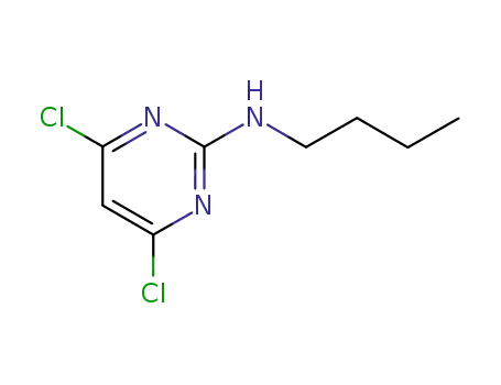 Molecular Structure of 95353-18-7 (N-butyl-4,6-dichloropyriMidin-2-aMine)