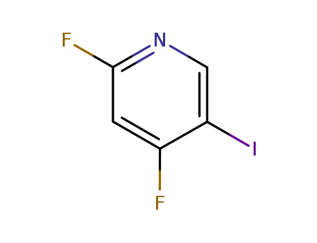 Molecular Structure of 837364-89-3 (2,4-DIFLUORO-5-IODO-PYRIDINE)