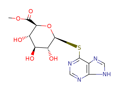 methyl 3,4,5-trihydroxy-6-(5H-purin-6-ylsulfanyl)oxane-2-carboxylate cas  83441-68-3
