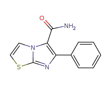 Molecular Structure of 83253-40-1 (6-phenylimidazo[2,1-b][1,3]thiazole-5-carboxamide)