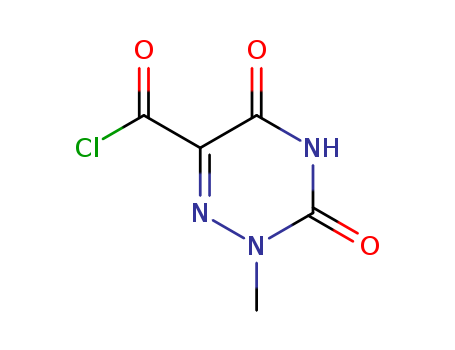 1,2,4-Triazine-6-carbonylchloride, 2,3,4,5-tetrahydro-2-methyl-3,5-dioxo- cas  89284-29-7
