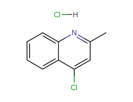 Quinoline,4-chloro-2-methyl-, hydrochloride (1:1)