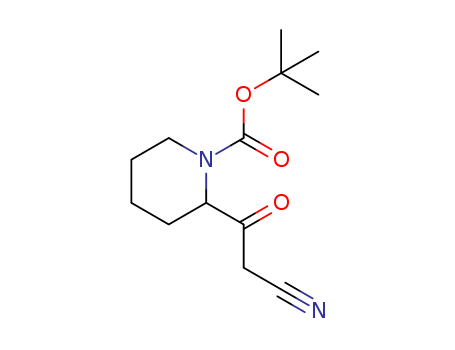 2-(2-cyano-acetyl)-piperidine-1-carboxylic acid tert-butyl ester