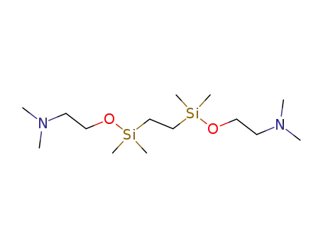 Molecular Structure of 83454-24-4 (1,2-Bis(2-(N,N-Dimethylamino)EthoxyDimethylsilyl)Ethane)