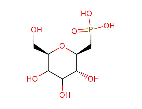 Molecular Structure of 82977-27-3 (Glucose-1-methylenephosphonate)