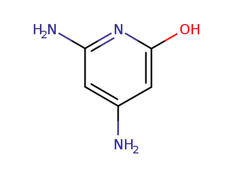 Molecular Structure of 89179-68-0 (2-Pyridinol,4,6-diamino-(7CI))
