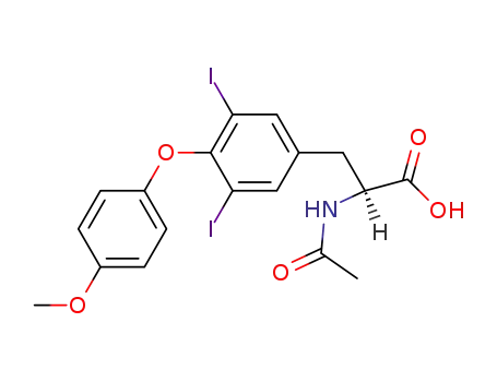 Levothyroxine Related Compound (2-Acetamido-3-(3,5-diiodo-4-(4-methoxyphenoxy)phenyl) Propanoic Acid)