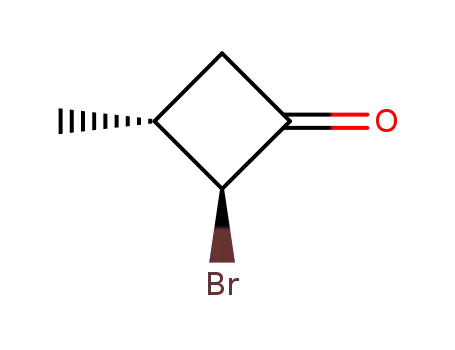 Cyclobutanone, 2-bromo-3-methyl-, (2R,3S)-rel-