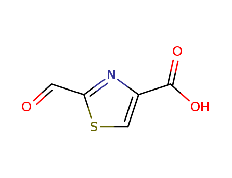4-Thiazolecarboxylic acid, 2-formyl- (7CI)