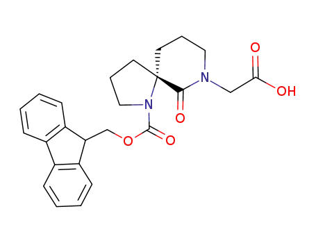 Molecular Structure of 894786-80-2 (2-[(5R)-1-(3-amino-2,5,6-trifluoro-benzoyl)-6-oxo-1,7-diazaspiro[4.5]decan-7-yl]acetamide)
