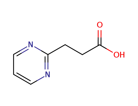 Molecular Structure of 439108-20-0 (3-Pyrimidin-2-yl-propionic acid)