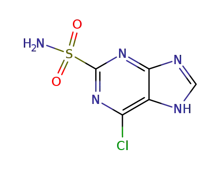 6-chloro-7H-purine-2-sulfonamide