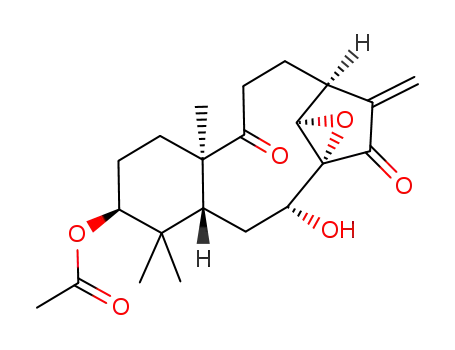 (1aR,2S,5aR,8S,9aR,11R,11aR)-8-(Acetyloxy)-1a,2,3,4,5a,6,7,8,9,9a,10,11-dodecahydro-11-hydroxy-5a,9,9-trimethyl-13-methylene-5H-2,11a-ethanobenzo[5,6]cyclodec[1,2-b]oxirene-5,12-dione