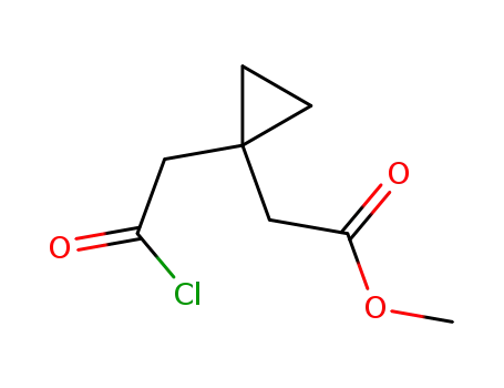 (1-chlorocarbonylmethyl-cyclopropyl)-acetic acid methyl ester