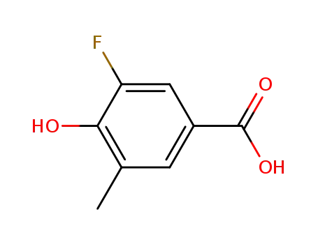 Benzoic  acid,  3-fluoro-4-hydroxy-5-methyl-