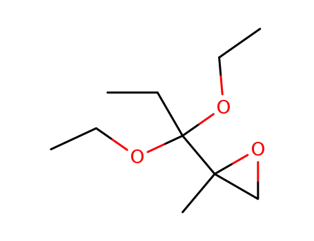 Molecular Structure of 112162-55-7 (4,5-Epoxy-4-methyl-3-pentanone diethylacetal)