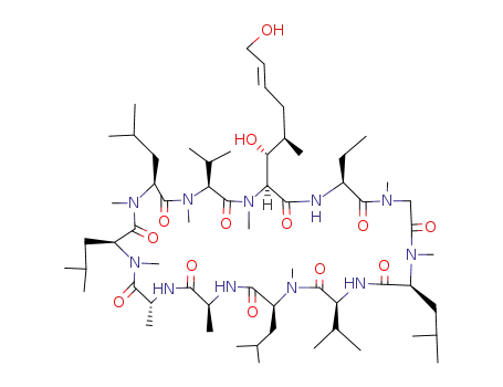 Molecular Structure of 89270-28-0 (cyclosporine metabolite M17)