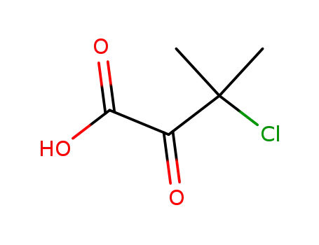 Butyric  acid,  3-chloro-3-methyl-2-oxo-  (7CI)