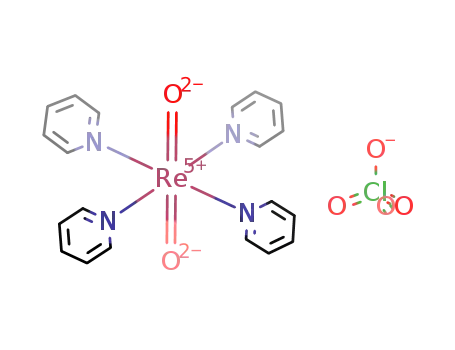 Molecular Structure of 83311-31-3 (TRANS-DIOXOTETRAKIS(PYRIDINE)RHENIUM(V)&)