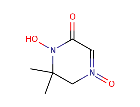 Molecular Structure of 89587-40-6 (2(1H)-Pyrazinone,5,6-dihydro-1-hydroxy-6,6-dimethyl-,4-oxide(9CI))
