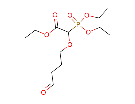 Acetic acid, (diethoxyphosphinyl)(4-oxobutoxy)-, ethyl ester
