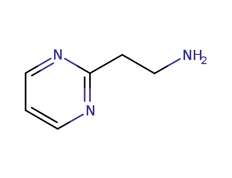 Molecular Structure of 89464-80-2 (2-Pyrimidineethanamine (9CI))