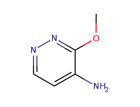 Molecular Structure of 89179-63-5 (4-Pyridazinamine, 3-methoxy-)