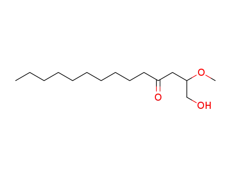 Molecular Structure of 130817-50-4 (1-Hydroxy-2-methoxy-tetradecan-4-one)