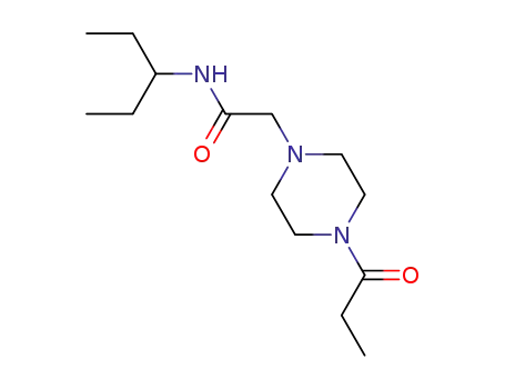 N-(pentan-3-yl)-2-(4-propionylpiperazin-1-yl)acetamide