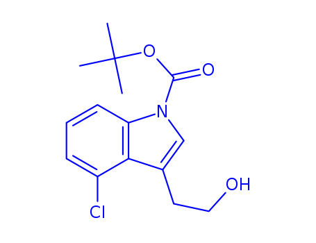 2-(4-Chloro-1H-indol-3-yl)ethanol, N-BOC protected