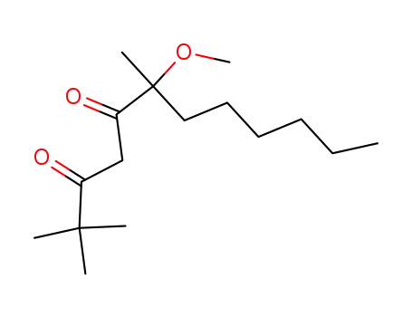 Molecular Structure of 84022-50-4 (3,5-Dodecanedione, 6-methoxy-2,2,6-trimethyl-)