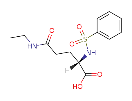 Molecular Structure of 83870-89-7 (N-ethyl-N~2~-(phenylsulfonyl)glutamine)