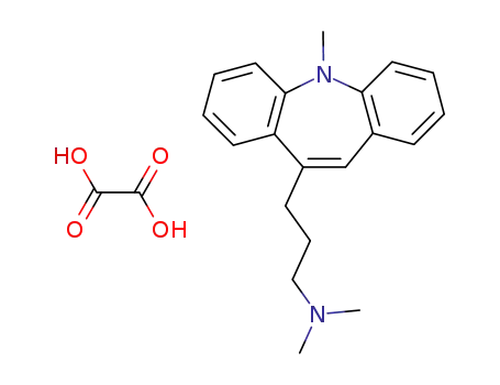 Molecular Structure of 84142-05-2 (10-(3-(Dimethylamino)propyl)-5-methyl-5H-dibenz(b,f)azepine oxalate)