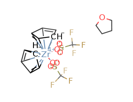 zirconocene bis(trifluoromethanesul-fonate) thf complex