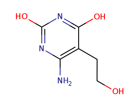 6-amino-5-(2-hydroxyethyl)-1H-pyrimidine-2,4-dione cas  89598-70-9
