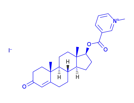 (17beta)-4-iodo-3-oxoandrostan-17-yl 4-methylpyridine-3-carboxylate