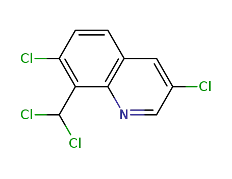 Molecular Structure of 84086-97-5 (3，7-dichloro-8-dichloro methyl quinoline)