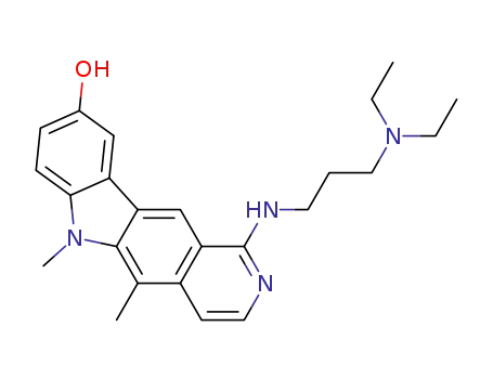 1-[[3-(ジエチルアミノ)プロピル]アミノ]-5,6-ジメチル-6H-ピリド[4,3-b]カルバゾール-9-オール