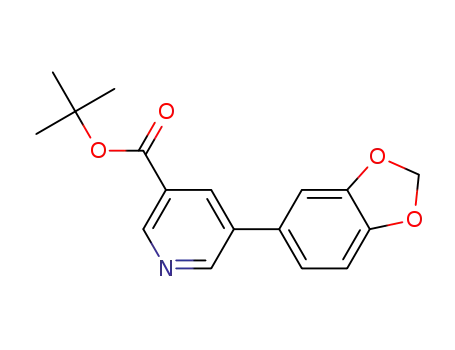 tert-butyl 5-(3,4-methylenedioxyphenyl)nicotinate