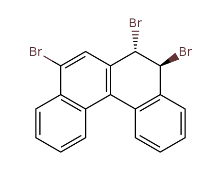 Molecular Structure of 121012-72-4 (5,7,8-tribromo-7,8-dihydrobenzo<c>phenanthrene)