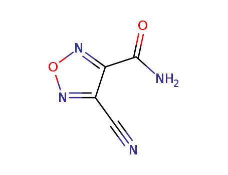 Molecular Structure of 89797-64-8 (1,2,5-Oxadiazole-3-carboxamide,4-cyano-(9CI))