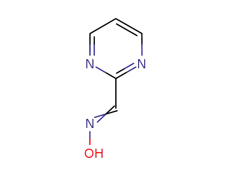 Molecular Structure of 83959-46-0 (2-Pyrimidinecarboxaldehyde, oxime (9CI))