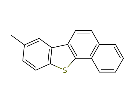 Molecular Structure of 83821-53-8 (8-methylbenzo[b]naphtho[2,1-d]thiophene)