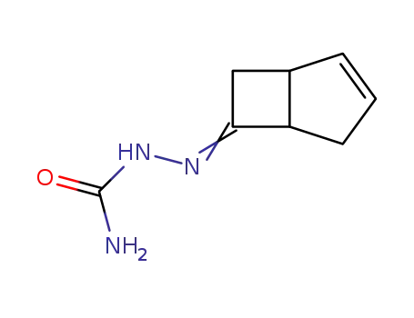 Molecular Structure of 83968-13-2 ((6E)-bicyclo[3.2.0]hept-2-en-6-one semicarbazone)