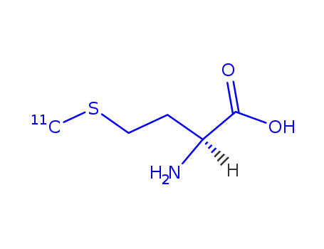 Molecular Structure of 60305-58-0 ((Methyl-11C)-L-methionine)