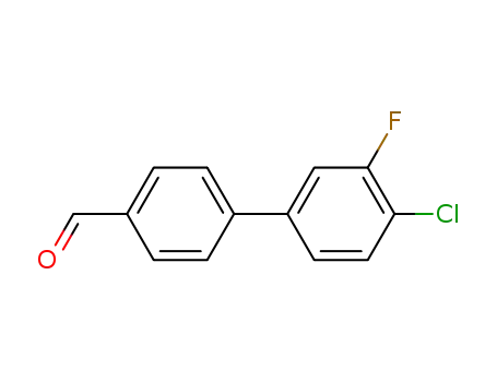 Molecular Structure of 842140-45-8 (4-(2-Chloro-4-fluorophenyl)benzaldehyde)