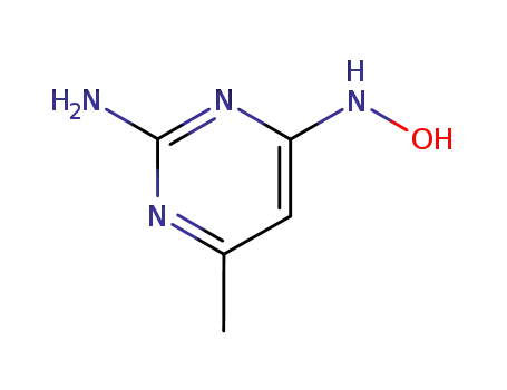 Molecular Structure of 89808-19-5 (4(1H)-Pyrimidinone, 2-amino-6-methyl-, oxime (9CI))
